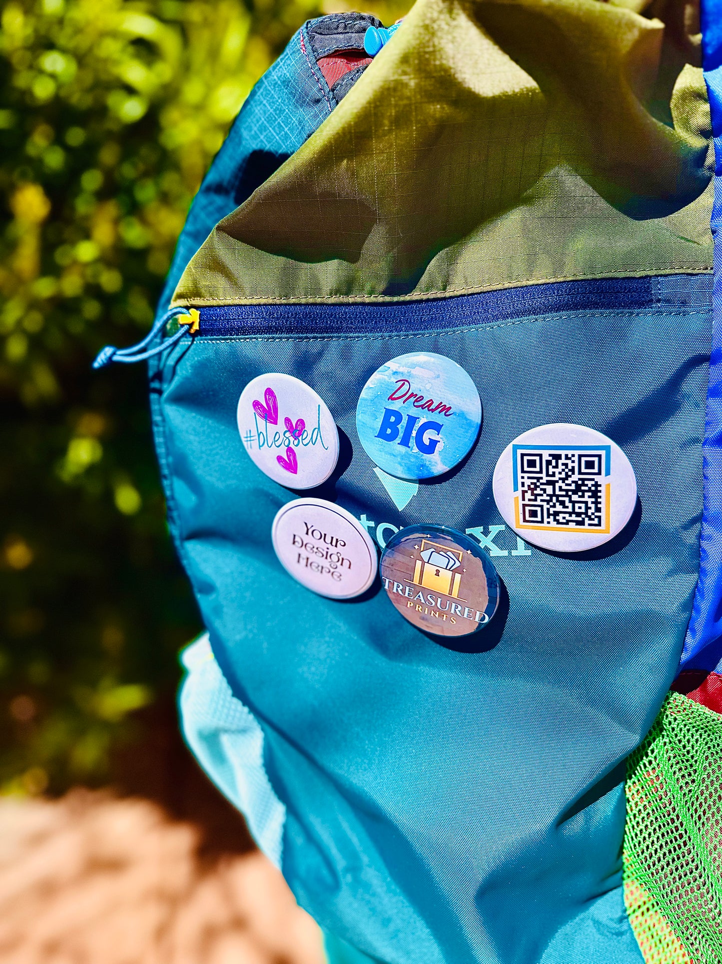 Custom Button Pins 2.25" Round