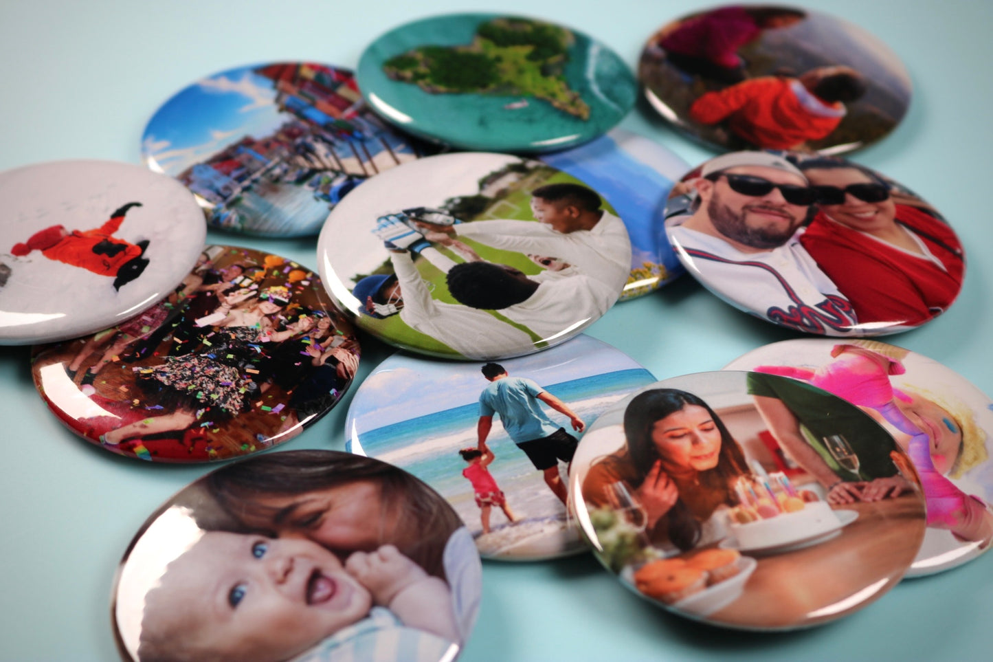 2.25" Round Fridge Magnets